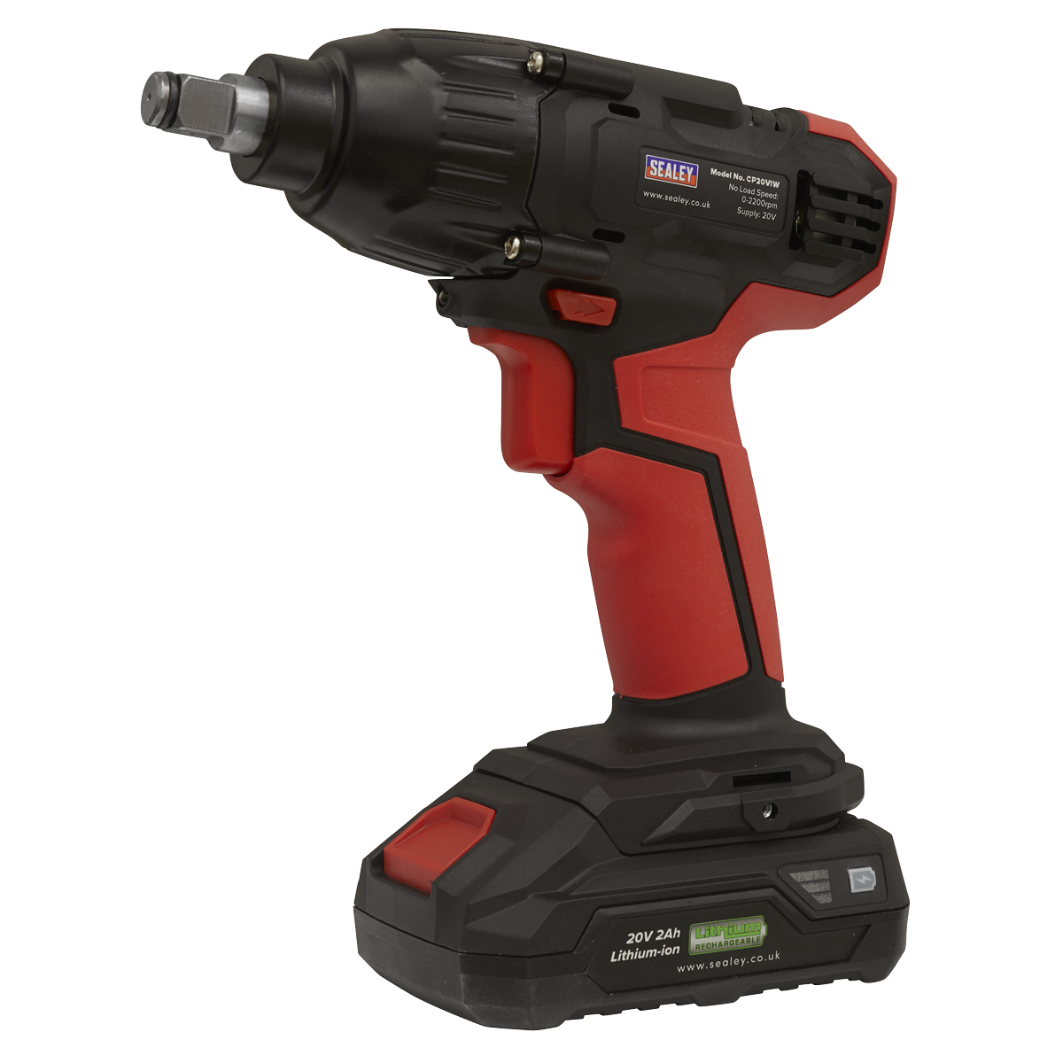 Sealey CP20VIW SV20 Series 1/2"Sq Drive Cordless Impact Wrench 20V - Body Only - additional view 6
