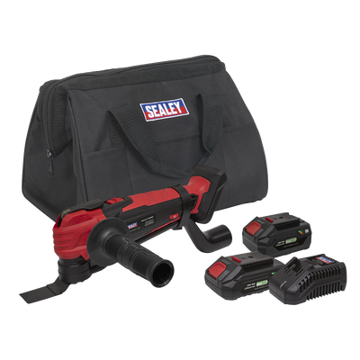 Sealey CP20VMTKIT SV20 Series Cordless Oscillating Multi-Tool Kit 20V - 2 Batteries