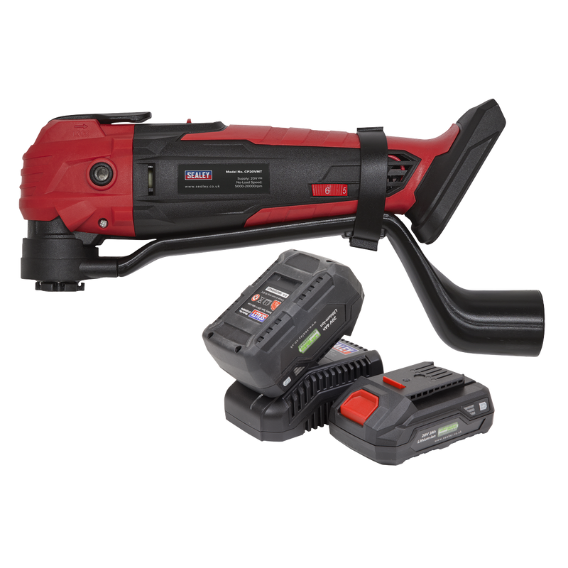 Sealey CP20VMTKIT SV20 Series Cordless Oscillating Multi-Tool Kit 20V - 2 Batteries - additional view 3