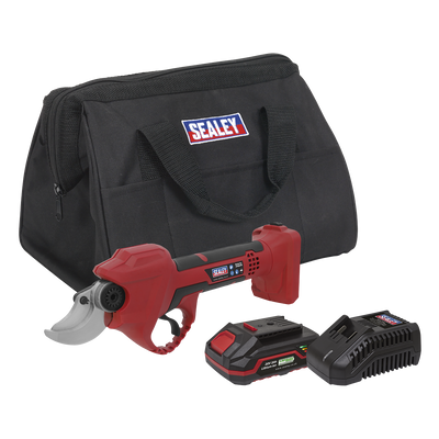 Sealey CP20VPSKIT1 SV20 Series Brushless Cordless Pruning Shears Kit 20V 2Ah