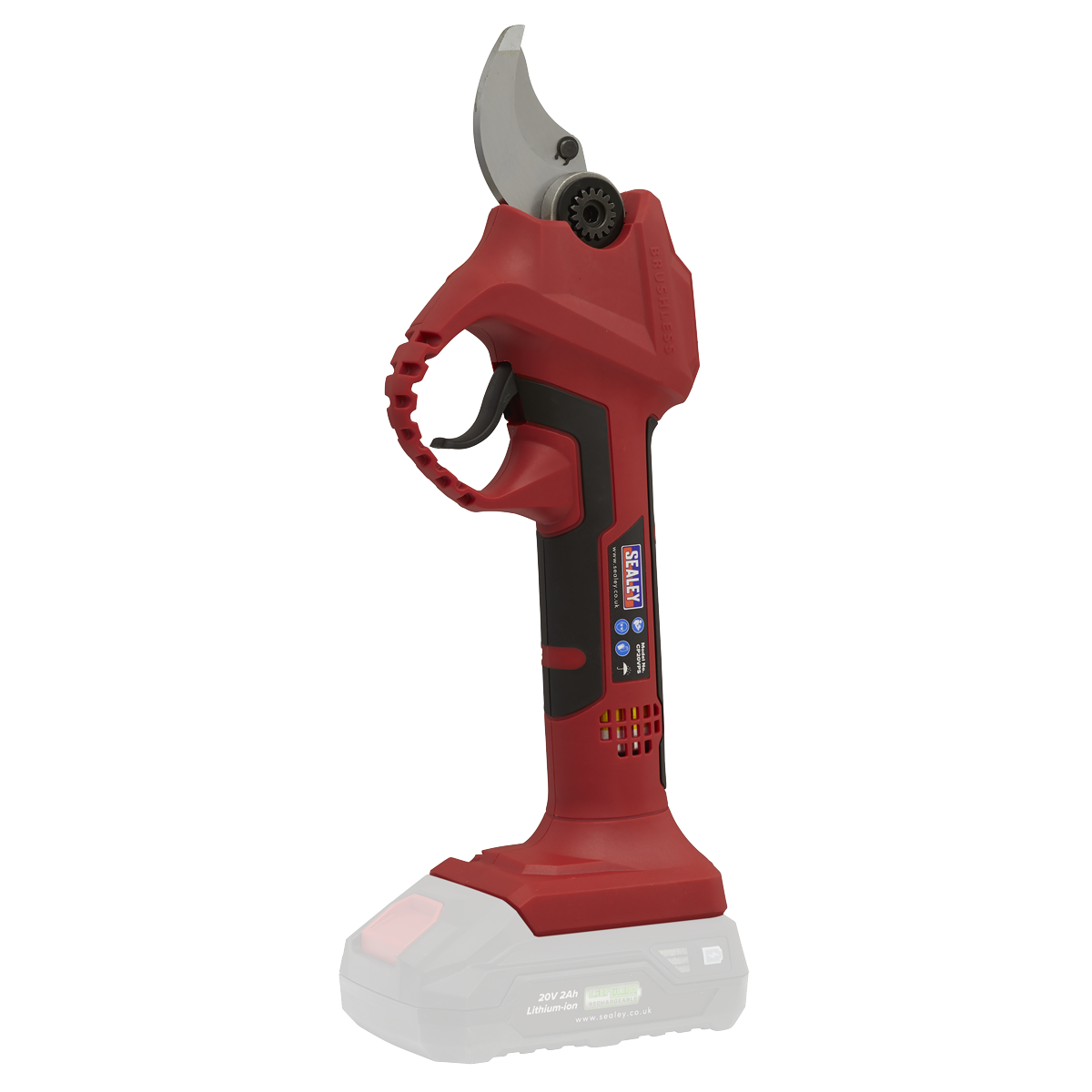 Sealey CP20VPSKIT SV20 Series Brushless Cordless Pruning Shears Kit 20V 2Ah - 2 Batteries - additional view 4