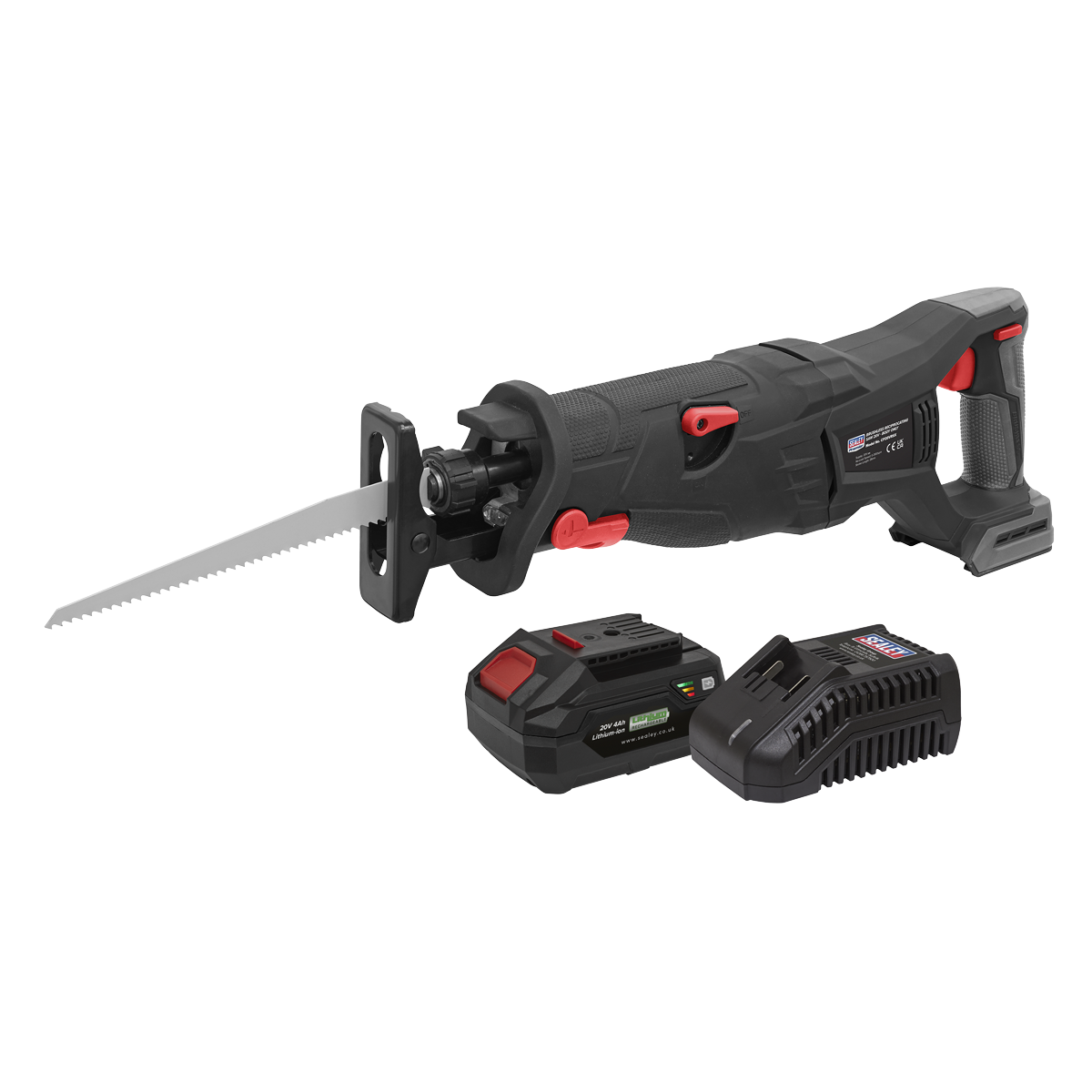 Sealey CP20VRSXKIT1 Premier SV20 Series Brushless Cordless Reciprocating Saw 20V 4Ah Kit - additional view 14
