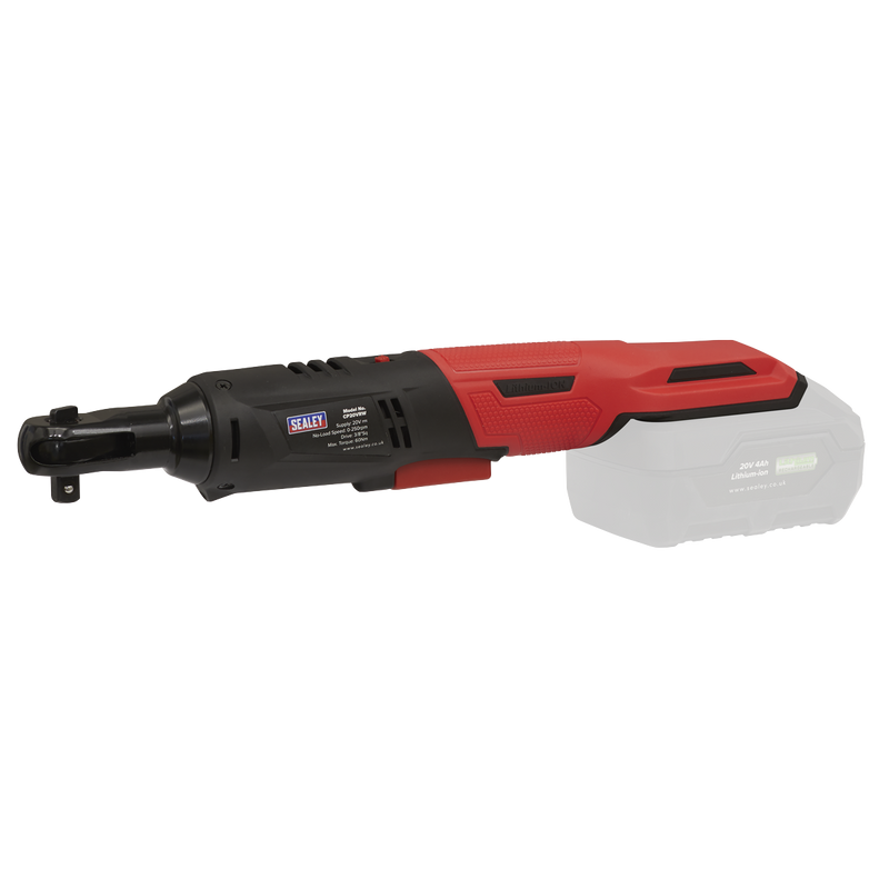 Sealey CP20VRWKIT1 SV20 Series 3/8"Sq Drive Cordless Ratchet Wrench Kit 60Nm 20V 4Ah - additional view 7