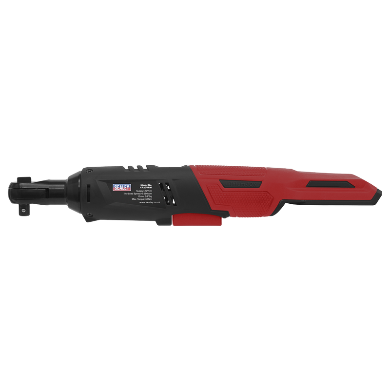 Sealey CP20VRW SV20 Series 3/8"Sq Drive Cordless Ratchet Wrench 60Nm 20V - Body Only - additional view 8