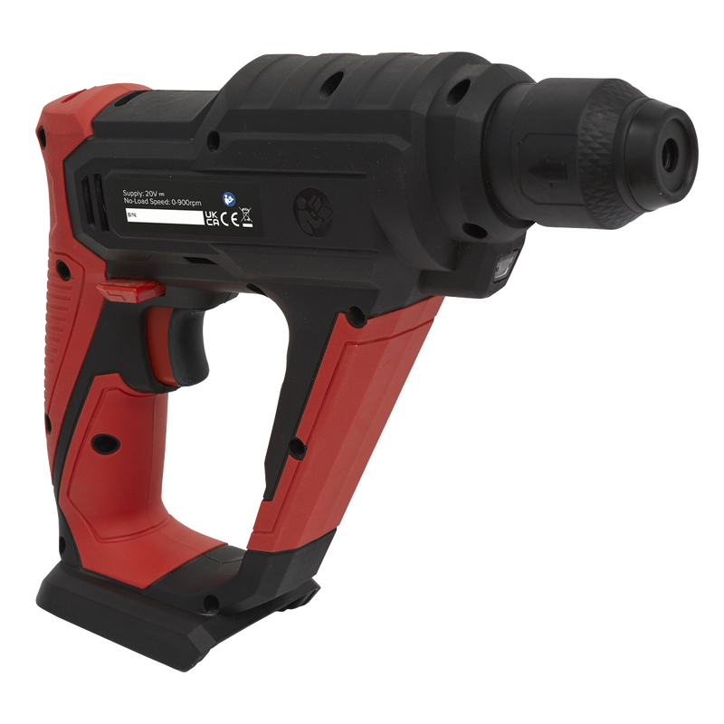 Sealey CP20VSDS SV20 Series SDS Plus Cordless Rotary Hammer Drill 20V - Body Only - additional view 4