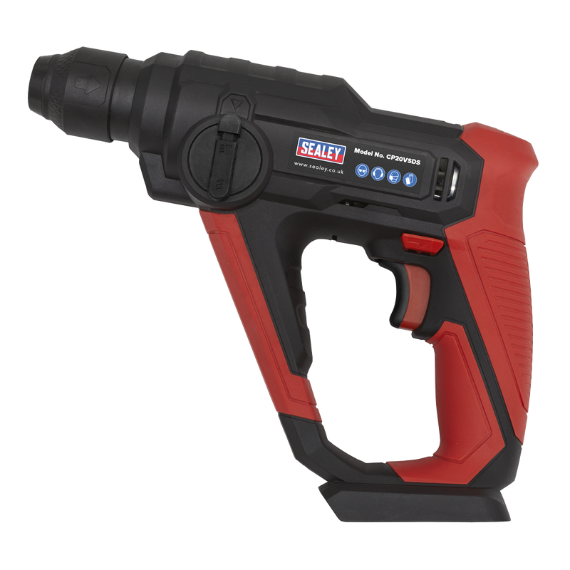 Sealey CP20VSDS SV20 Series SDS Plus Cordless Rotary Hammer Drill 20V - Body Only - additional view 6