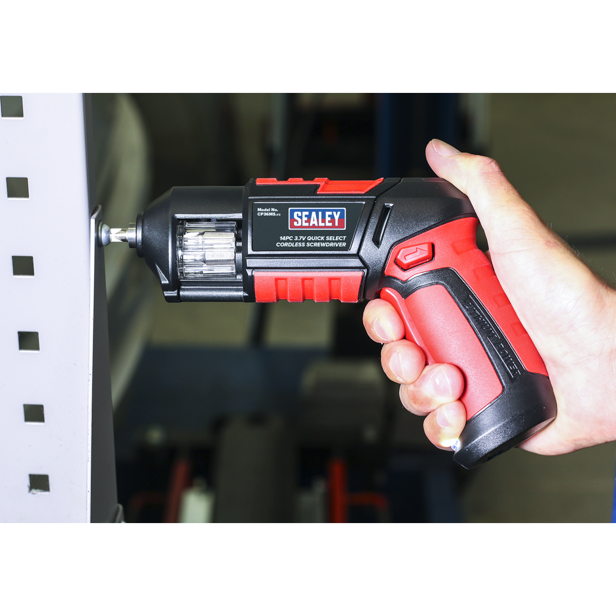 Sealey CP36MS Cordless Quick Select Screwdriver 3.7V 14pc - additional view 7