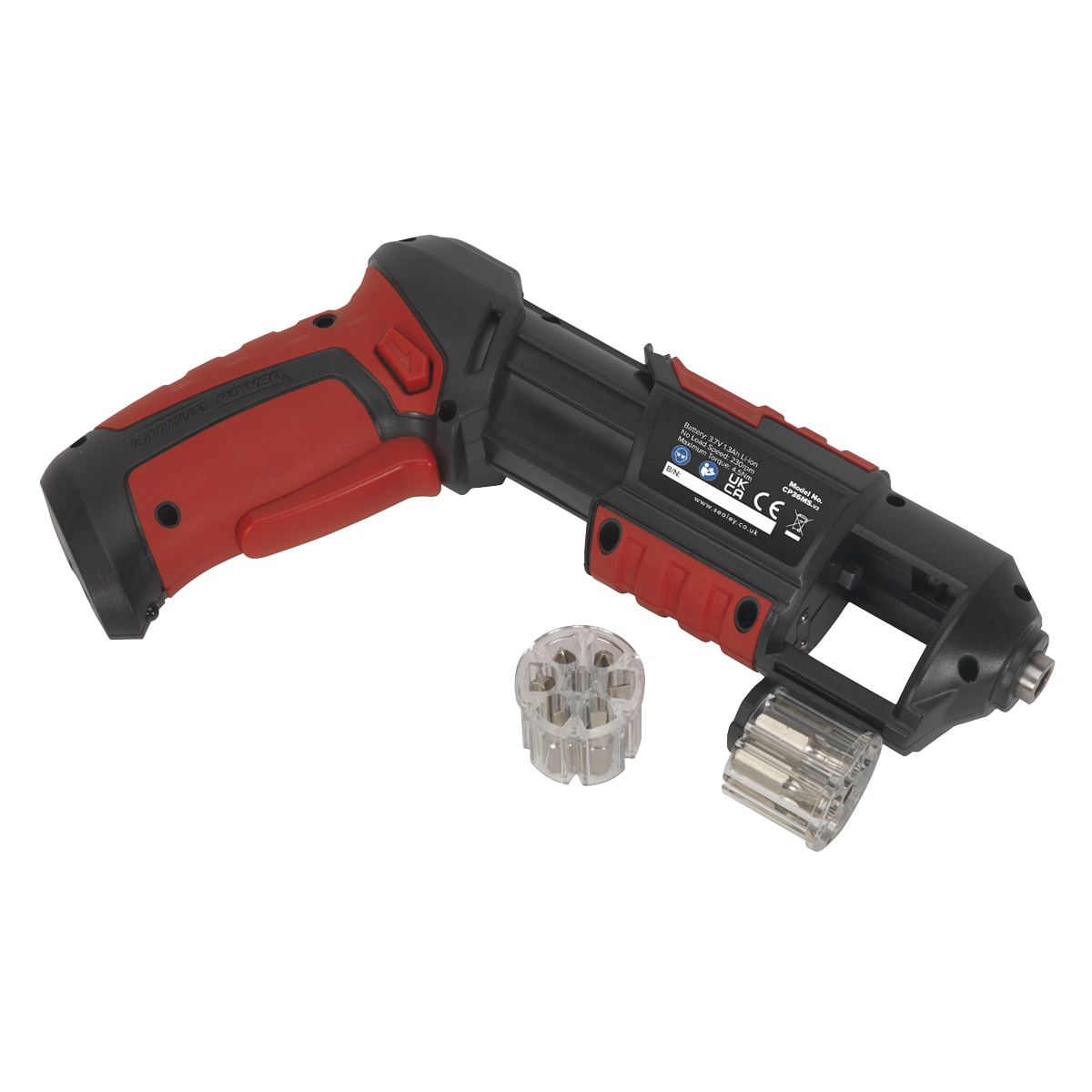 Sealey CP36MS Cordless Quick Select Screwdriver 3.7V 14pc - additional view 3