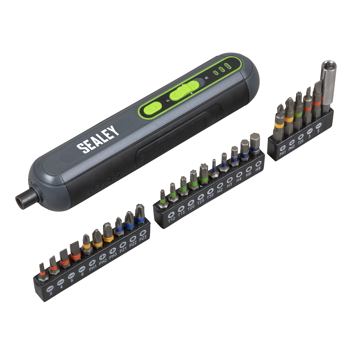 Sealey CP4VSD Cordless Screwdriver Set 4V 26pc