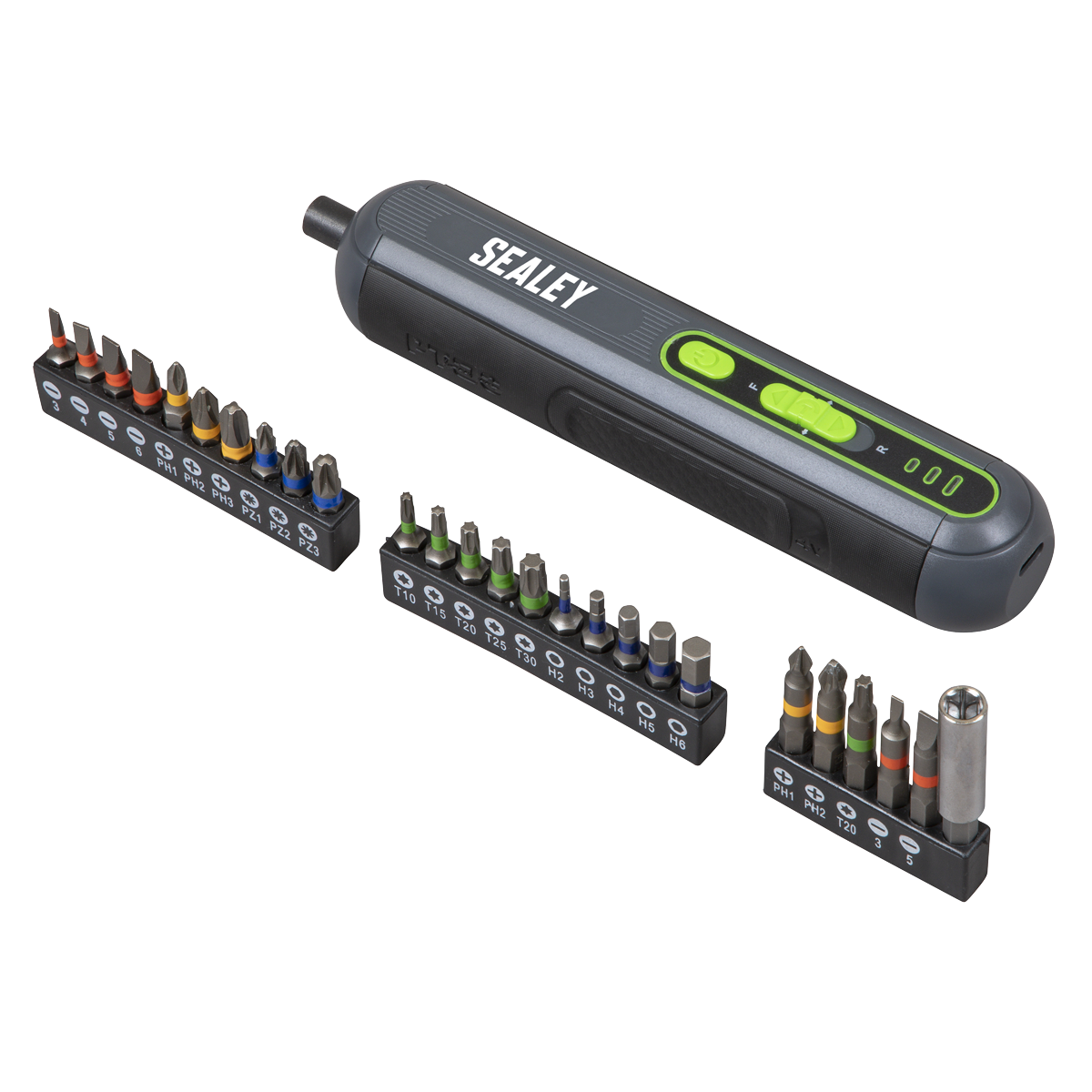 Sealey CP4VSD Cordless Screwdriver Set 4V 26pc - additional view 2