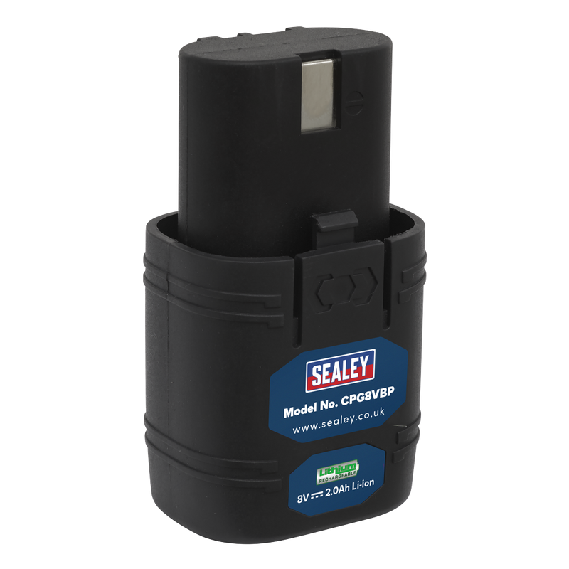Sealey CPG8VBP Power Tool Battery for CPG8V 8V 2Ah