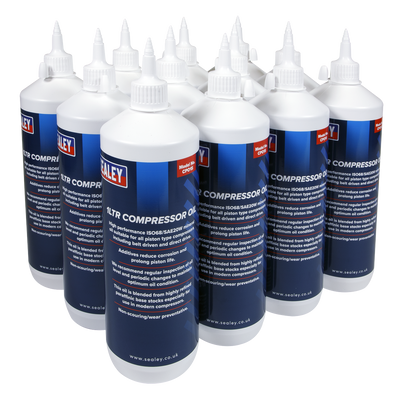 Sealey CPO/1 Compressor Oil 1L - Pack of 12