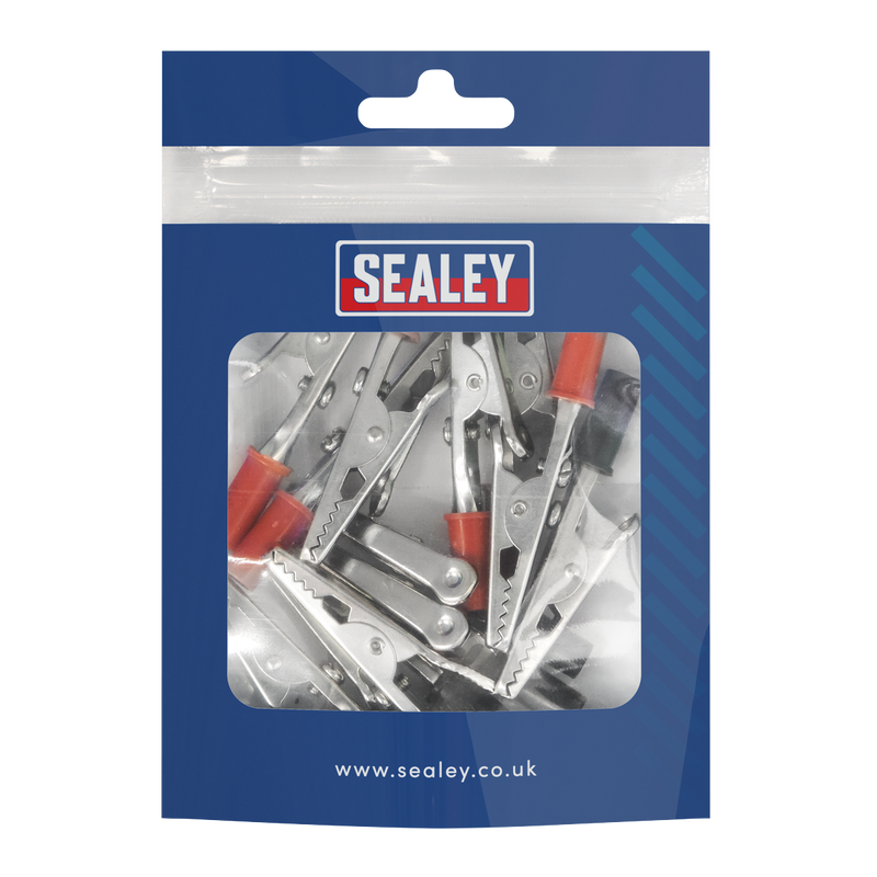 Sealey CROCSM Crocodile Clip, Small - Pack of 12 (6 Pairs) - additional view 3