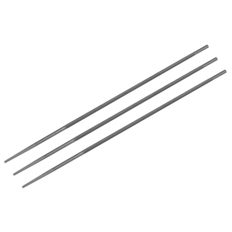 Sealey CS03 Chainsaw Sharpening File Guide Files 4mm - Pack of 3