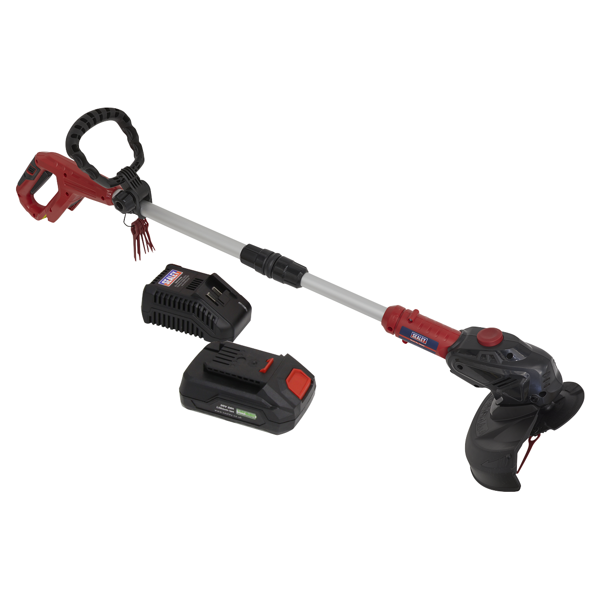 Sealey CS20VCOMBO2 SV20 Series Cordless Grass Trimmer 20V with 2Ah Battery & Charger - additional view 2