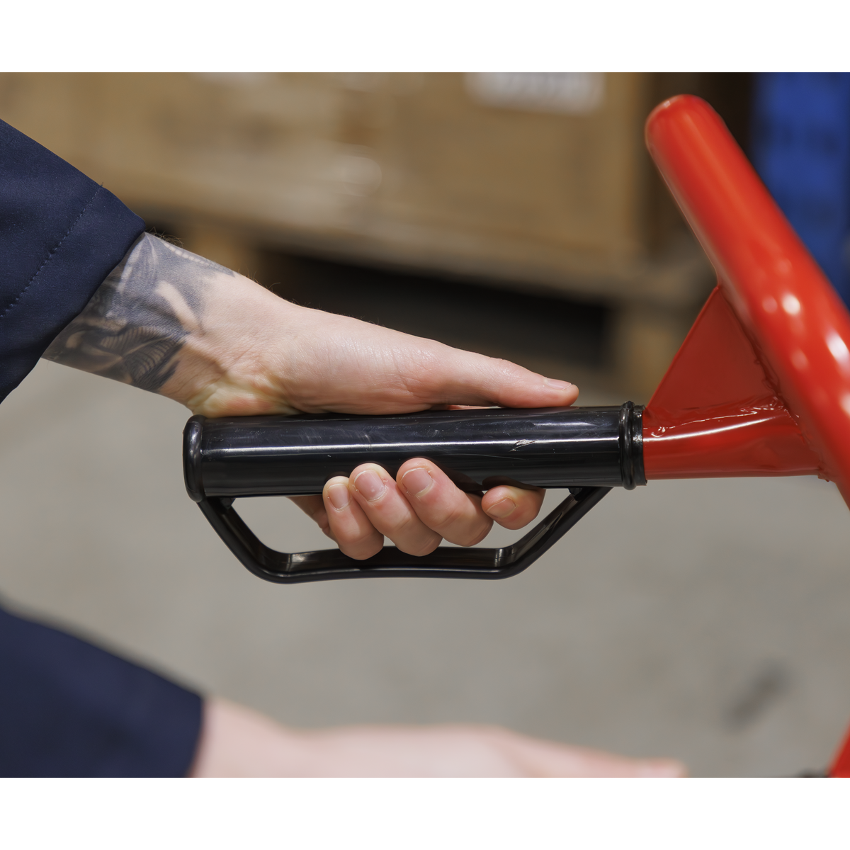 Sealey CST801 Folding Sack Truck with Pneumatic Tyres 200kg Capacity - additional view 5