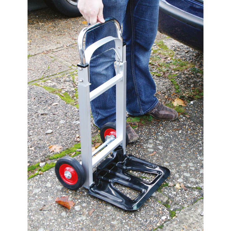 Sealey CST980 Aluminium Folding Sack Truck 90kg Capacity - additional view 2