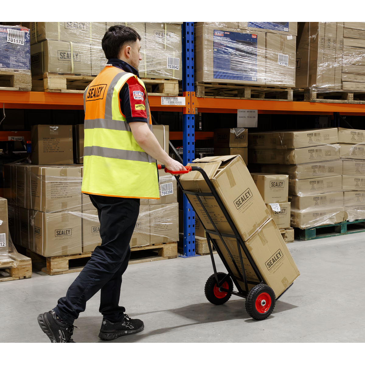 Sealey CST983HD Premier Heavy-Duty Sack Truck with PU Tyres 200kg Capacity - additional view 4