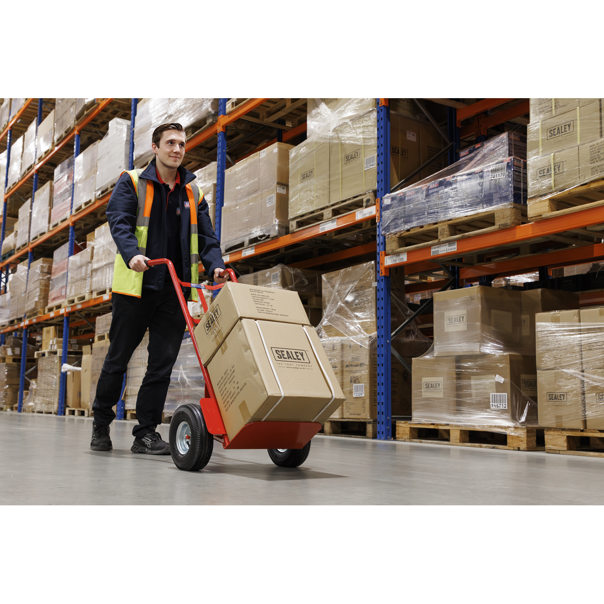 Sealey CST986 Sack Truck with Pneumatic Tyres 200kg Capacity - additional view 10