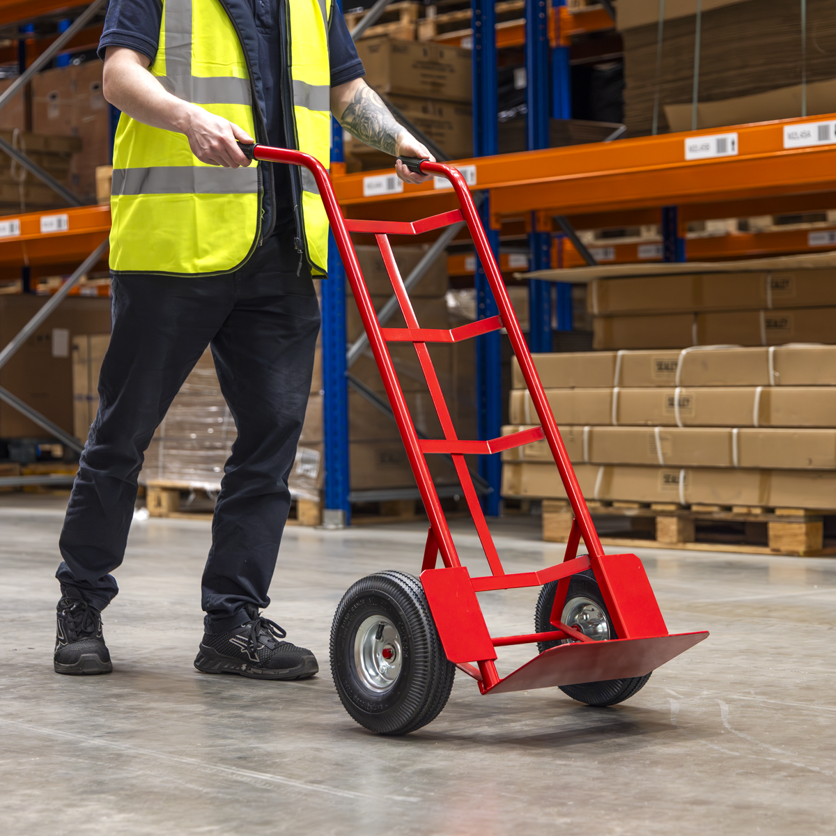 Sealey CST986 Sack Truck with Pneumatic Tyres 200kg Capacity - additional view 7