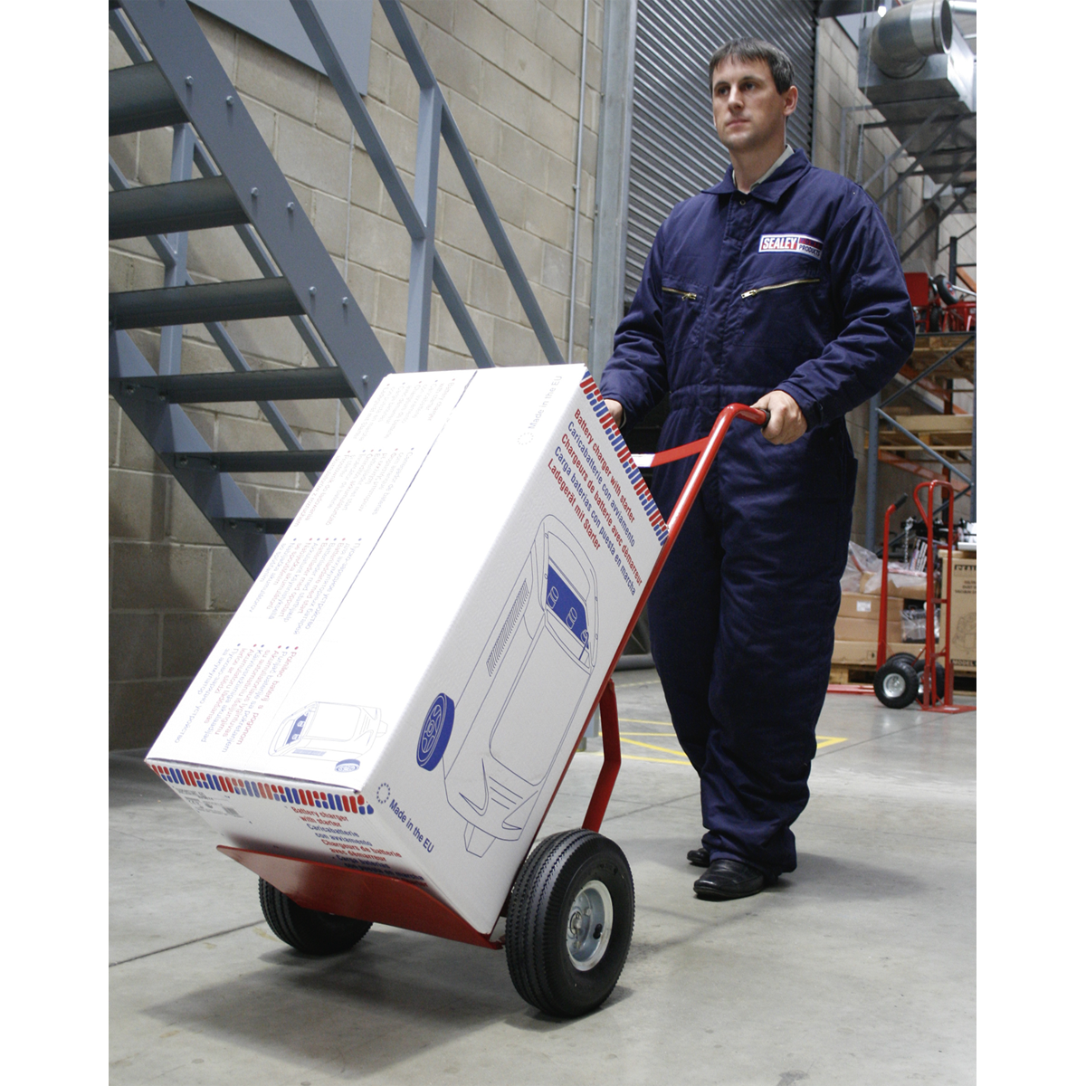 Sealey CST987 Sack Truck with Pneumatic Tyres 200kg Capacity - additional view 8