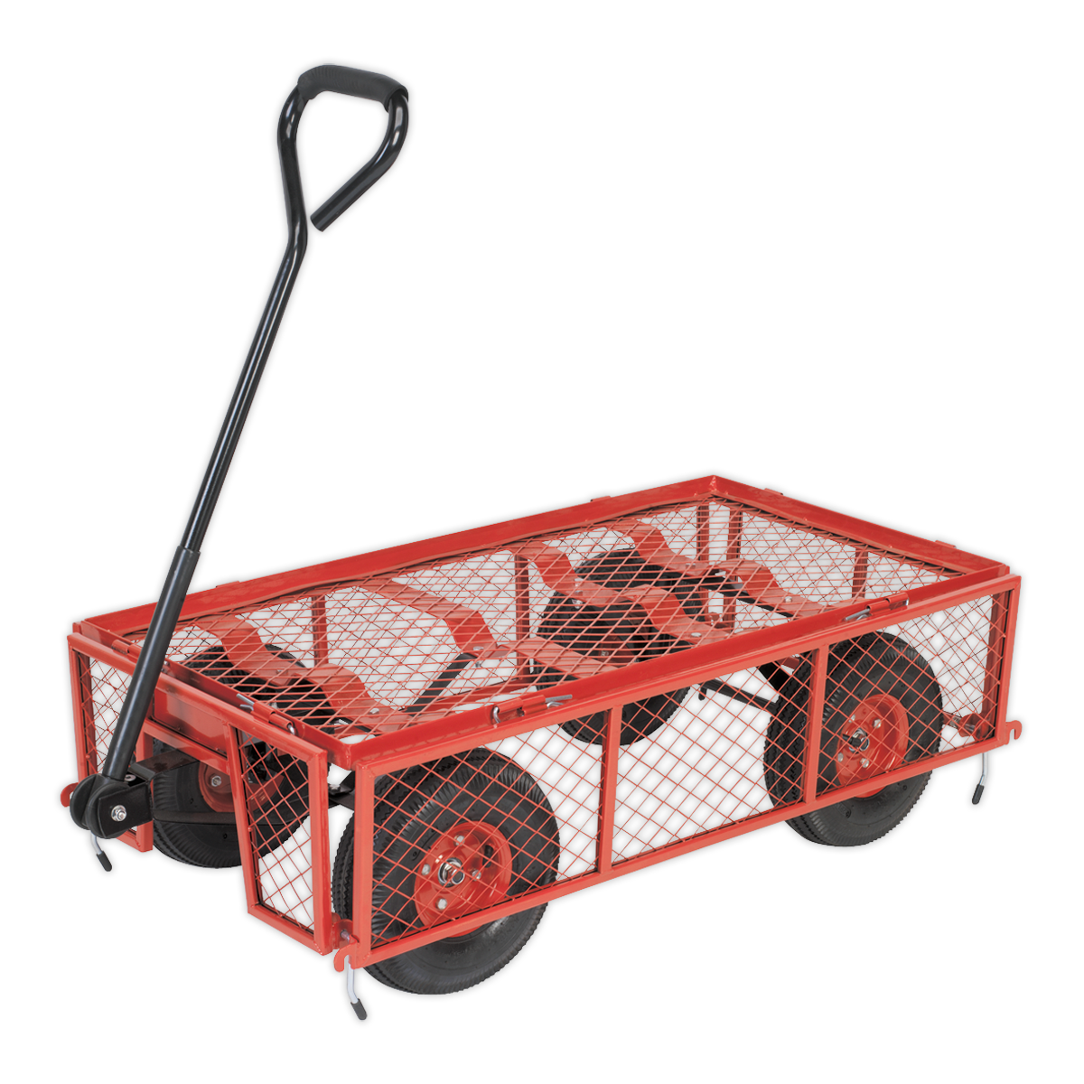 Sealey CST997 Platform Truck with Removable Sides & Pneumatic Tyres 200kg Capacity - additional view 9