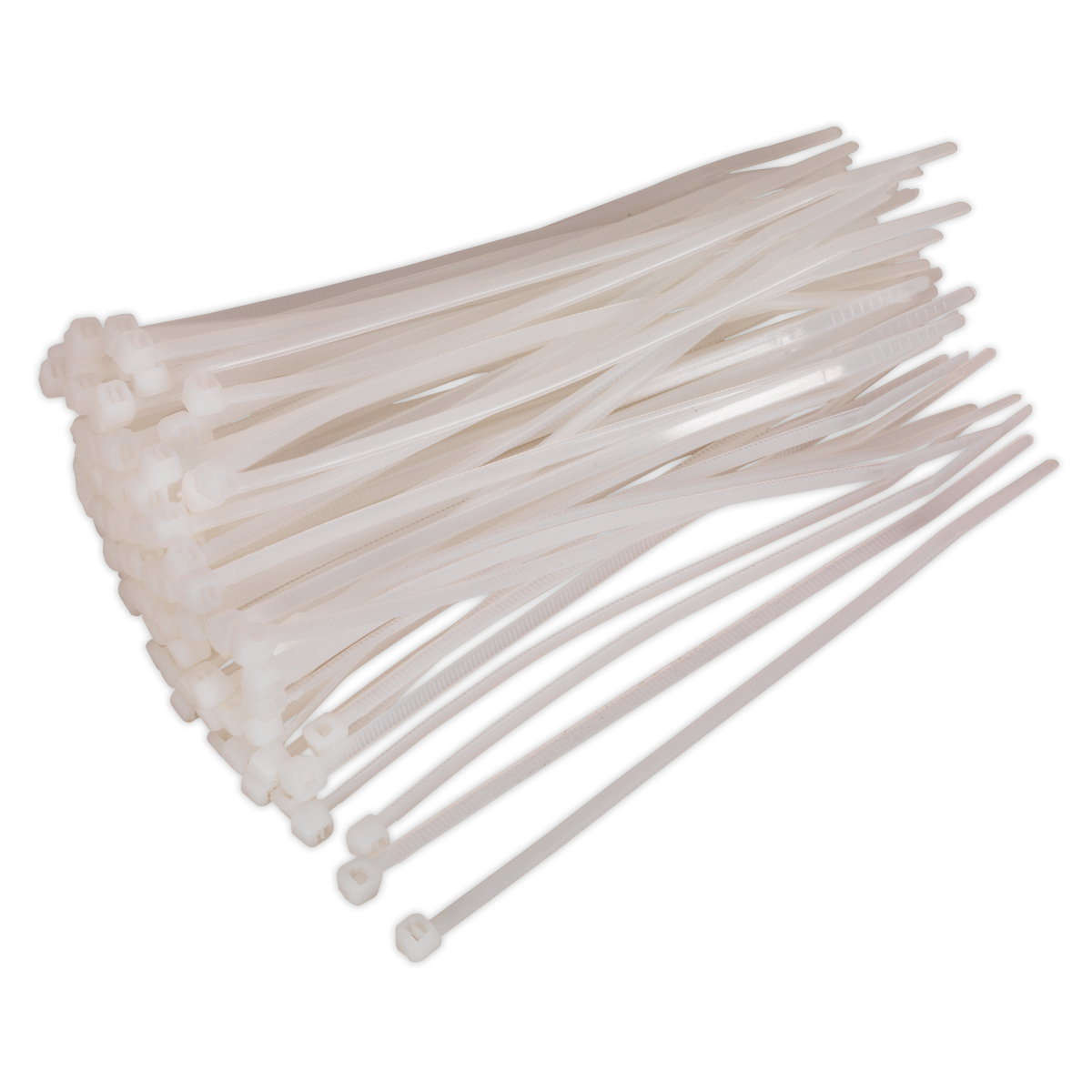 Sealey CT15036P100W Cable Tie 150 x 3.6mm, White - Pack of 100