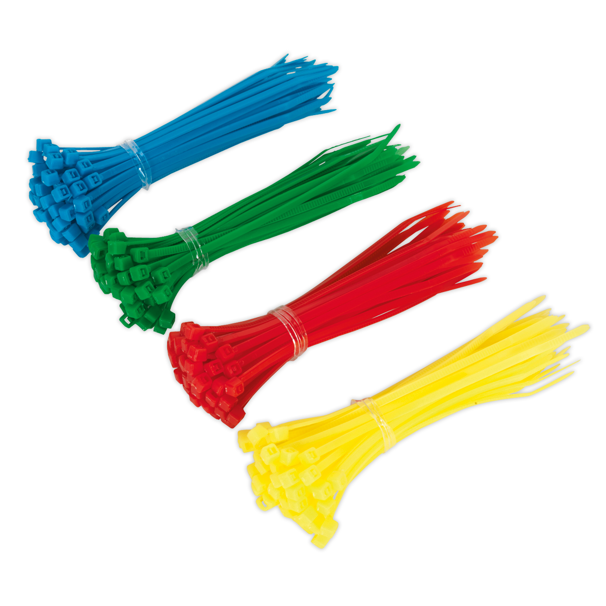 Sealey CT200 Cable Tie Assortment 100 x 2.5mm - Pack of 200
