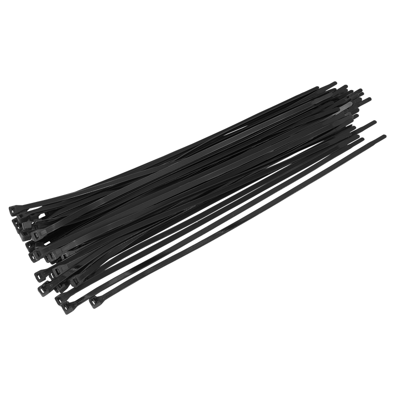 Sealey CT45076P50 Cable Tie 450 x 7.6mm, Black - Pack of 50