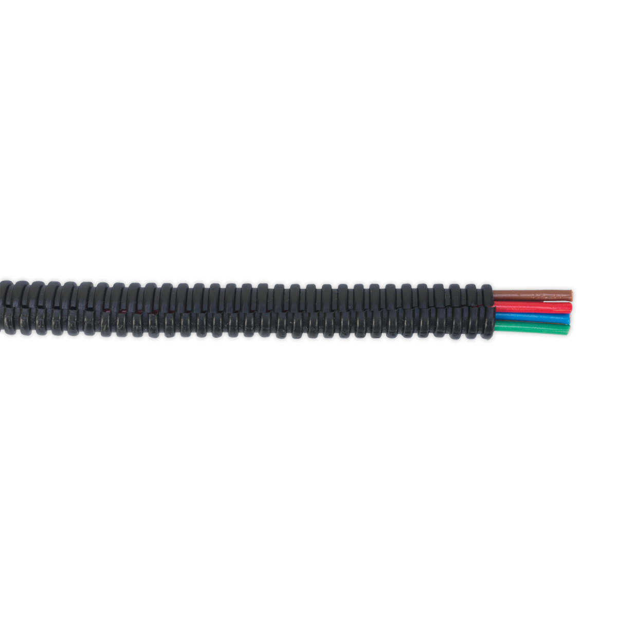 Sealey CTS0710 Split Convoluted Cable Sleeving 7-10mm 10m