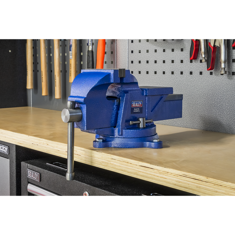 Sealey CV125XT Professional Heavy-Duty Fixed Base Vice 125mm - additional view 6