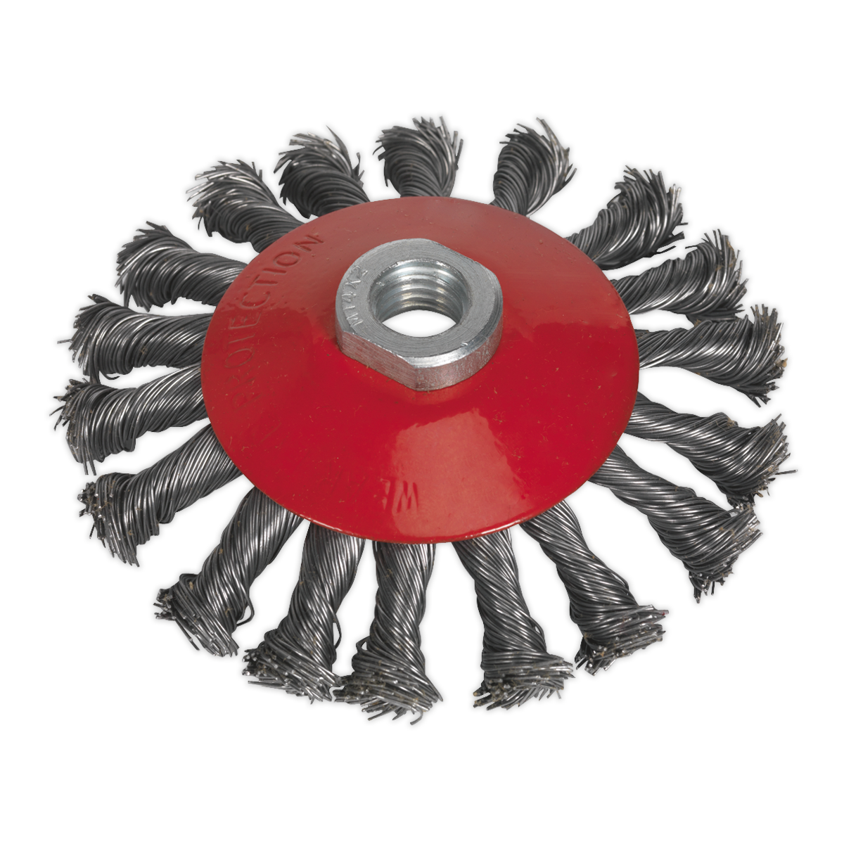 Sealey CWB115 115mm Conical Wire Brush M14 x 2mm