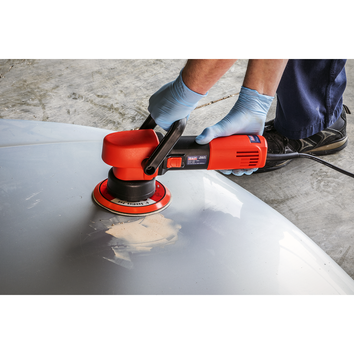 Sealey DAS150T 150mm Dual Action Variable Speed Sander 710W/230V - additional view 4