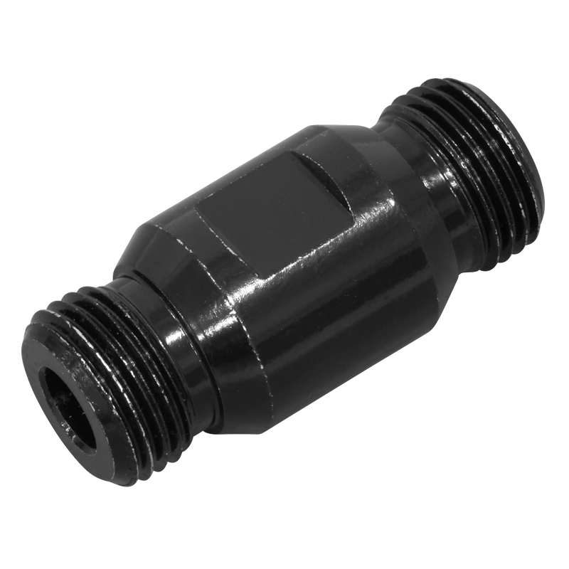 Sealey DCD01 Diamond Core Drill Adaptor with Through Hole 1/2"BSP Male to 1/2"BSP Male