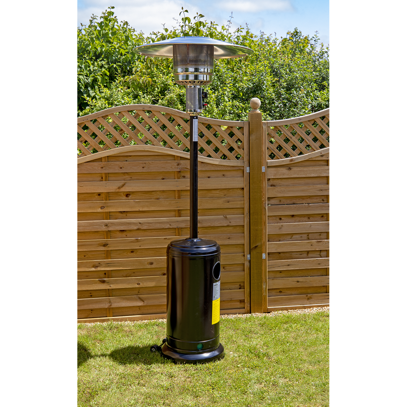 Dellonda DG1 Outdoor Garden Gas Patio Heater 13kW Commercial & Domestic Use, Black - additional view 5