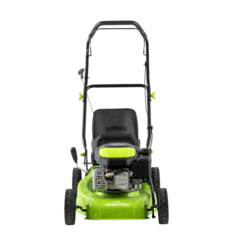 Dellonda DG100 Hand-Propelled Petrol Lawnmower Grass Cutter, 127cc 16"/41cm 4-Stroke - additional view 15
