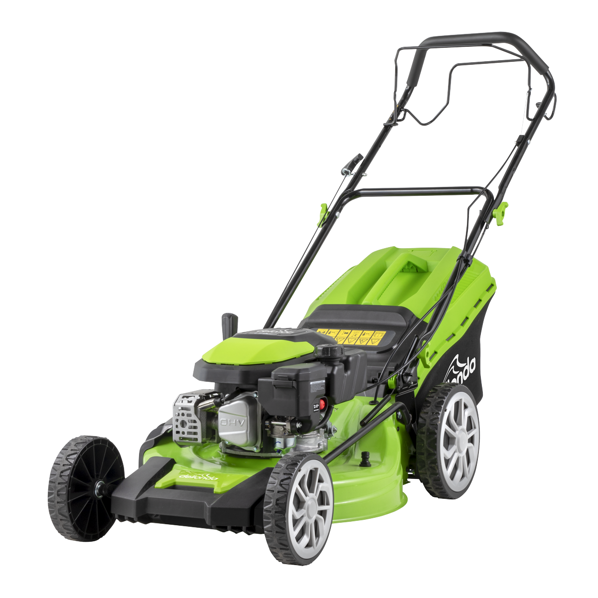 Dellonda DG102 Self-Propelled Petrol Lawnmower Grass Cutter with Height Adjustment & Grass Bag 170cc - additional view 2