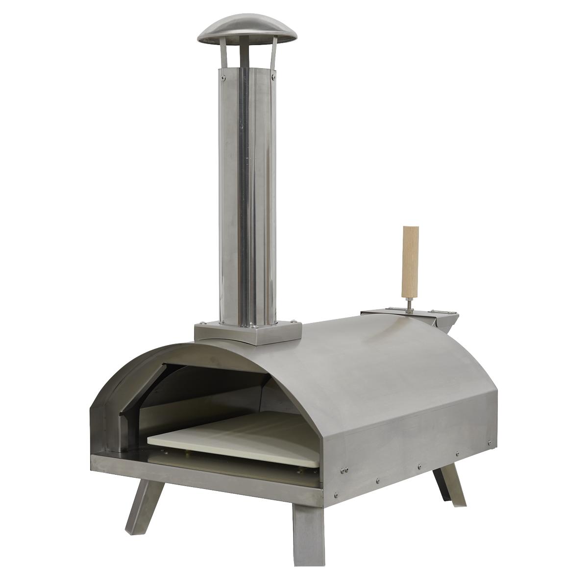Dellonda DG11 Wood-Fired Pizza Oven 14" - Stainless Steel - additional view 7