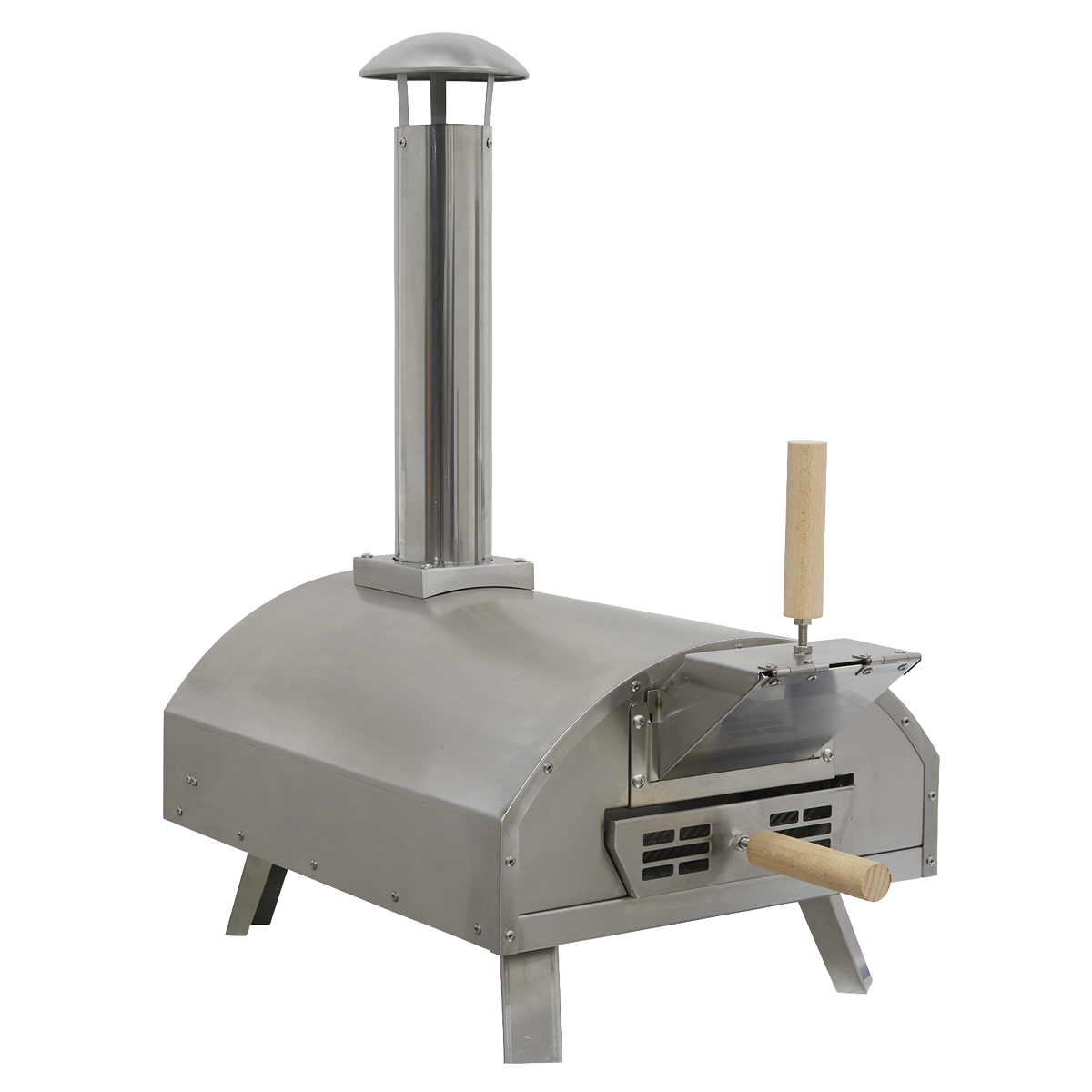 Dellonda DG11 Wood-Fired Pizza Oven 14" - Stainless Steel - additional view 9