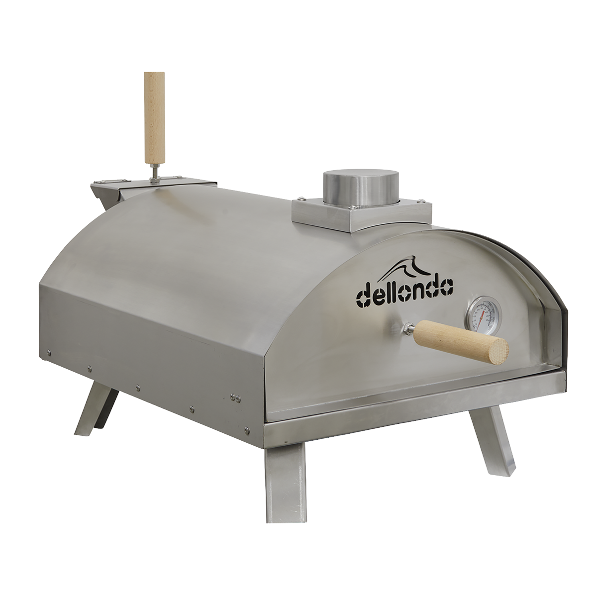Dellonda DG11 Wood-Fired Pizza Oven 14" - Stainless Steel - additional view 11