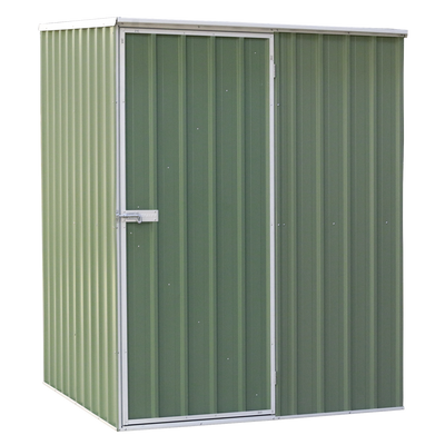 Dellonda DG114 Galvanized Steel Storage Shed with Pent Style Roof 151 x 151 x 200cm - Green