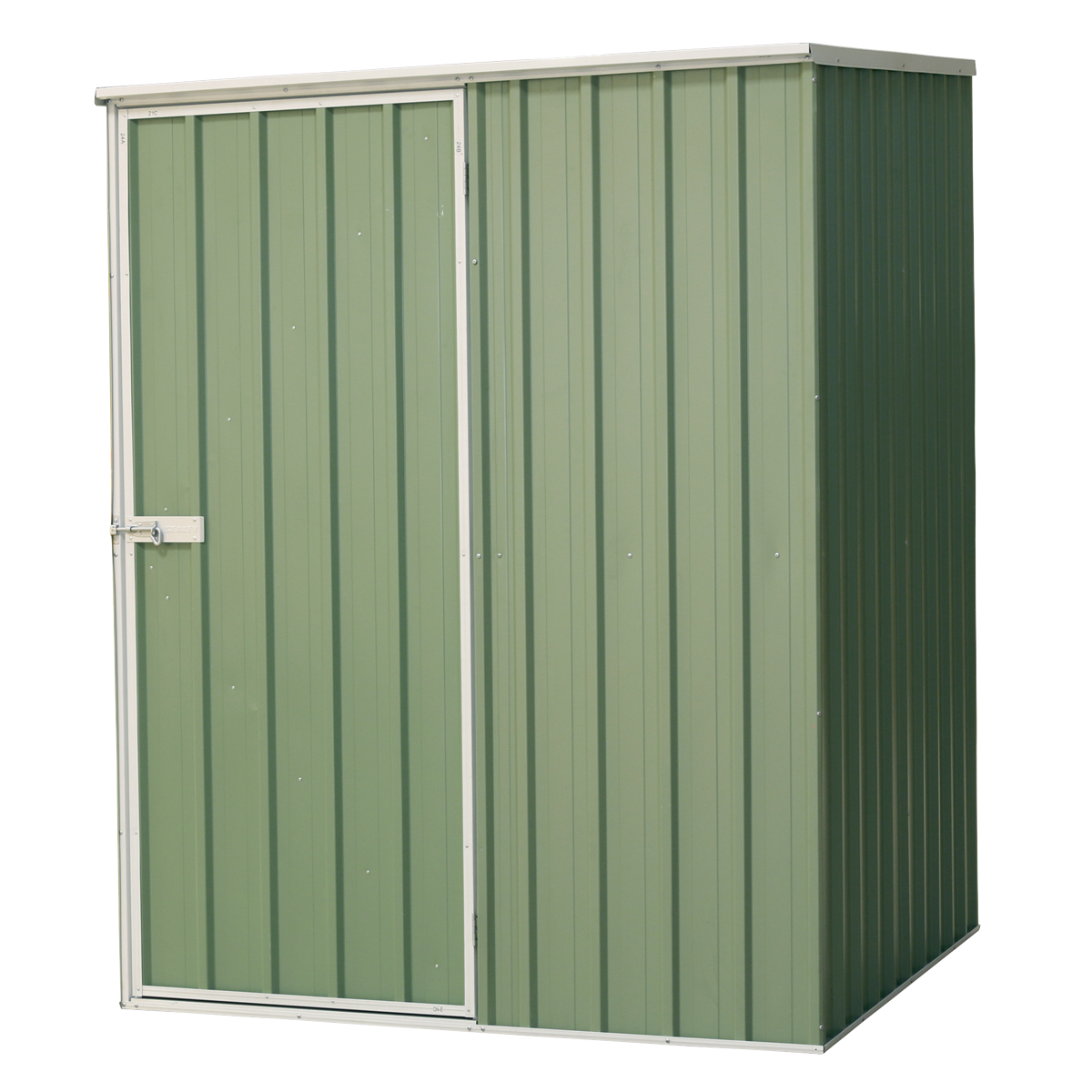 Dellonda DG114 Galvanized Steel Storage Shed with Pent Style Roof 151 x 151 x 200cm - Green - additional view 2