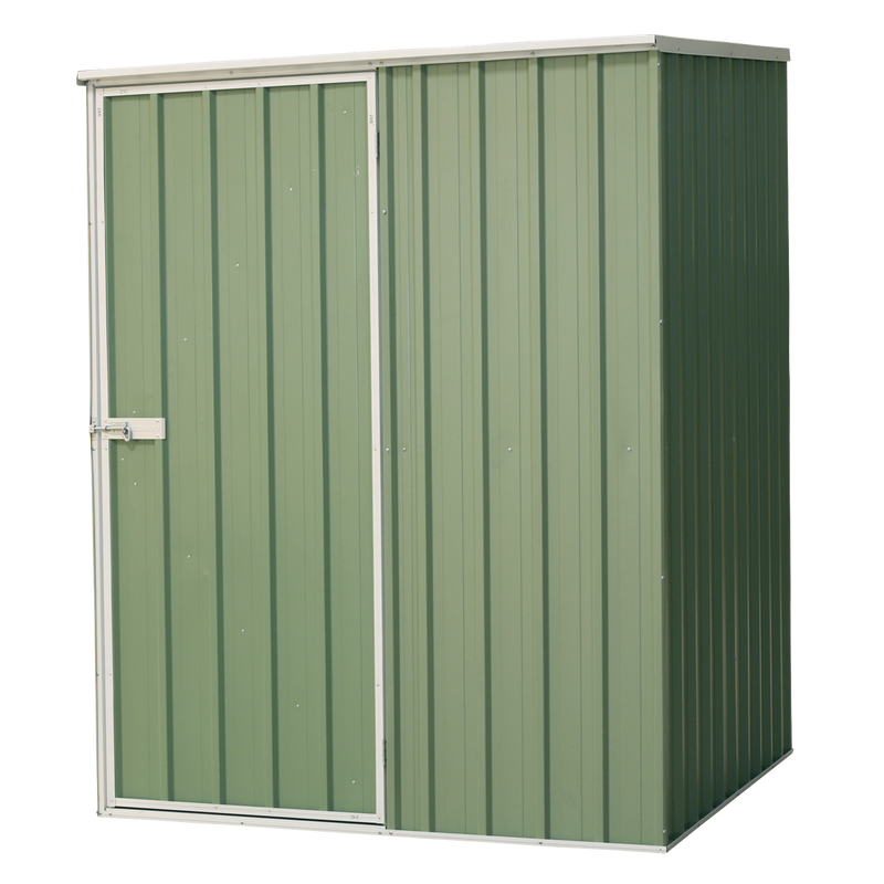 Dellonda DG114 Galvanized Steel Storage Shed with Pent Style Roof 151 x 151 x 200cm - Green - additional view 2