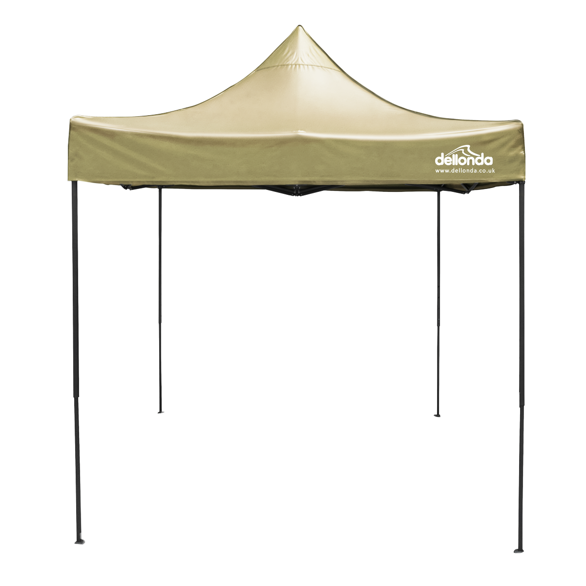 Dellonda DG126 Premium 2x2m Pop-Up Gazebo, Heavy Duty, PVC Coated, Water-Resistant Fabric, Supplied with - additional view 3