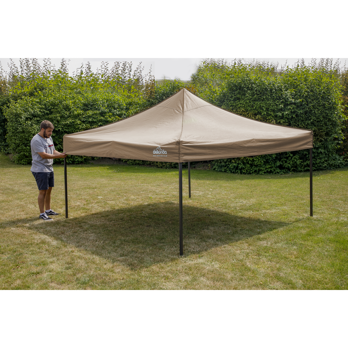 Dellonda DG130 Premium 3 x 3m Pop-Up Gazebo, PVC Coated, Water-Resistant Fabric, Supplied with Carry Bag - additional view 8