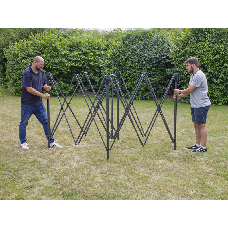 Dellonda DG130 Premium 3 x 3m Pop-Up Gazebo, PVC Coated, Water-Resistant Fabric, Supplied with Carry Bag - additional view 9