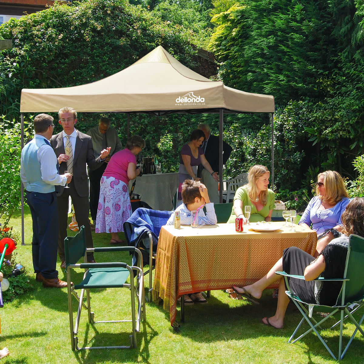 Dellonda DG130 Premium 3 x 3m Pop-Up Gazebo, PVC Coated, Water-Resistant Fabric, Supplied with Carry - additional view 12