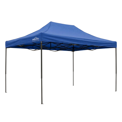 Dellonda DG135 Premium 3 x 4.5m Pop-Up Gazebo, Heavy Duty, PVC Coated, Water-Resistant Fabric, Supplied with Carry Bag, Rope