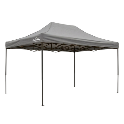 Dellonda DG137 Premium 3 x 4.5m Pop-Up Gazebo, Heavy Duty, PVC Coated, Water-Resistant Fabric, Supplied with Carry Bag, Rope