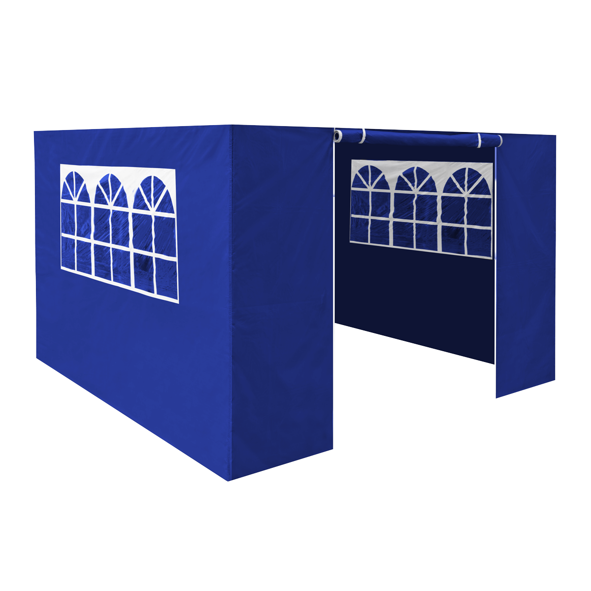 Dellonda DG143 Premium Side Walls/Doors/Windows for Gazebo/Marquee, Fits 2 x 2m Models - Blue - additional view 4